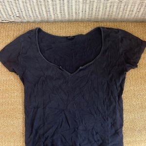 Navy blue brandy Melville top